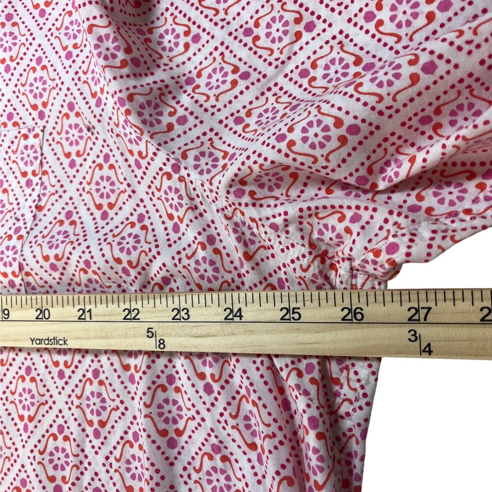 Gap Womens Boyfriend Fit Button Down Shirt Bundle XXL Navy Floral Pink Geometric - Picture 12 of 14